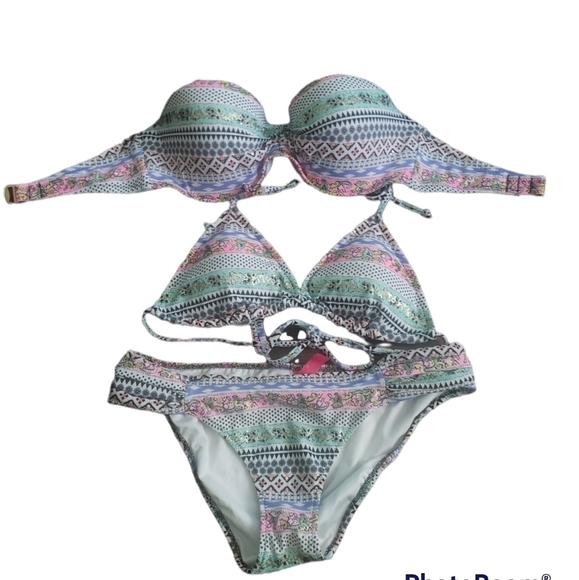 Victoria's Secret 3 In 1 Bikini Set - Picture 2 of 8